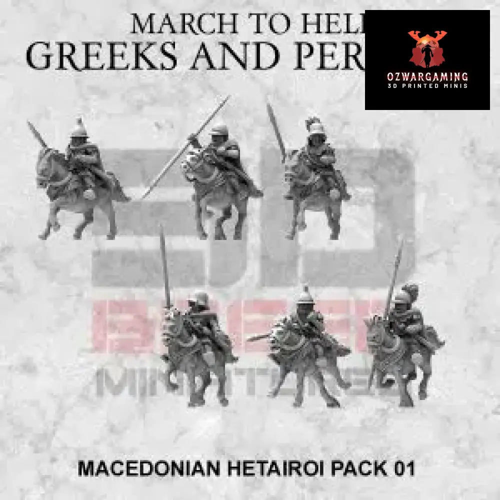 Macedonian Hetairoi Cavalry | 3DBreed 15mm Wargaming Miniatures Role Playing Miniatures