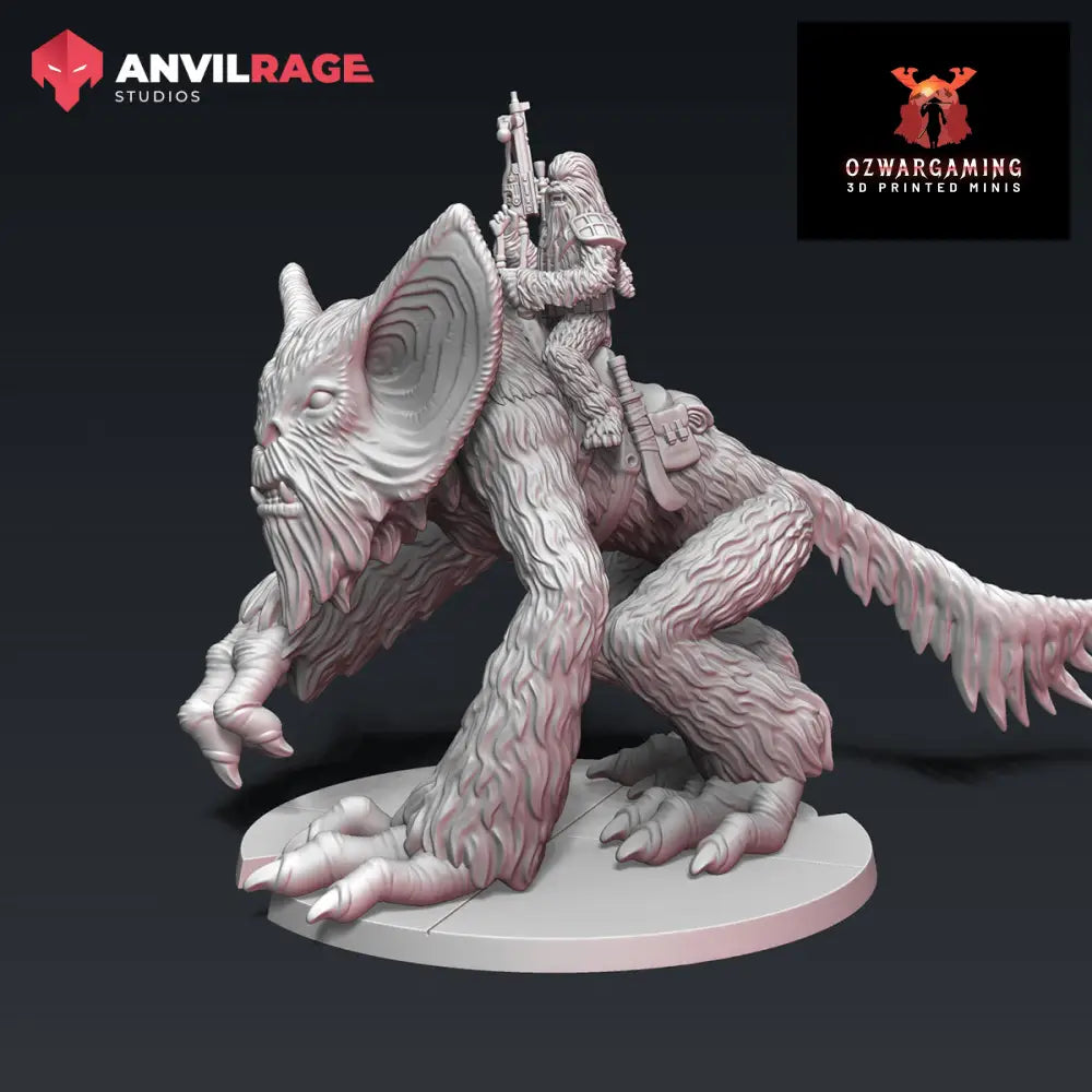 Malaya Rider | Anvilrage Galactic SciFi Miniatures 32mm 1/47 Legion Scale Role Playing Miniatures