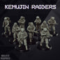 Hard Sci Fi: Kemujin Raiders | Skullforge Studios 32mm Wargaming Miniatures Role Playing Miniatures