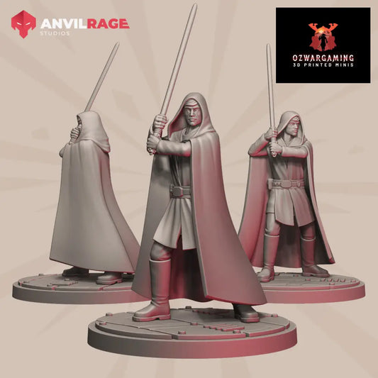 Master Luke | Anvilrage Galactic SciFi Miniatures Shatter Scale Role Playing Miniatures