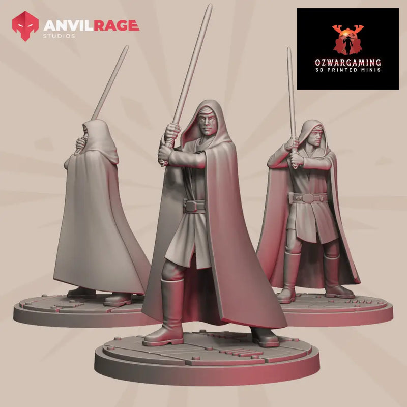 Master Luke | Anvilrage Galactic SciFi Miniatures Shatter Scale Role Playing Miniatures