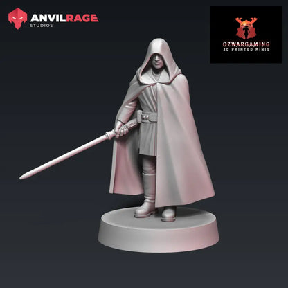 Master Luke v1 | Anvilrage Galactic SciFi Miniatures 32mm 1/47 Legion Scale Role Playing Miniatures