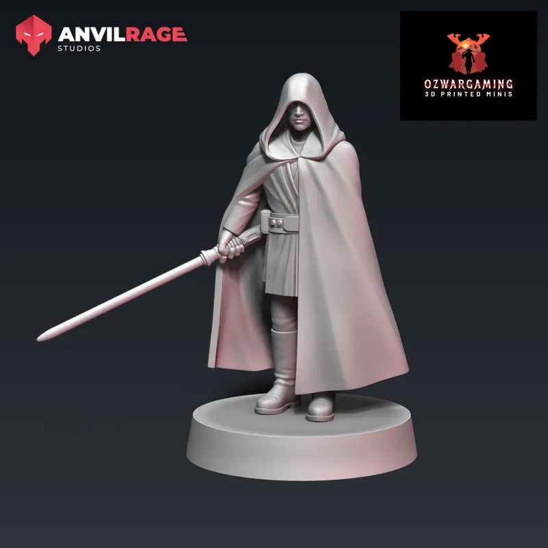 Master Luke v1 | Anvilrage Galactic SciFi Miniatures 32mm 1/47 Legion Scale Role Playing Miniatures