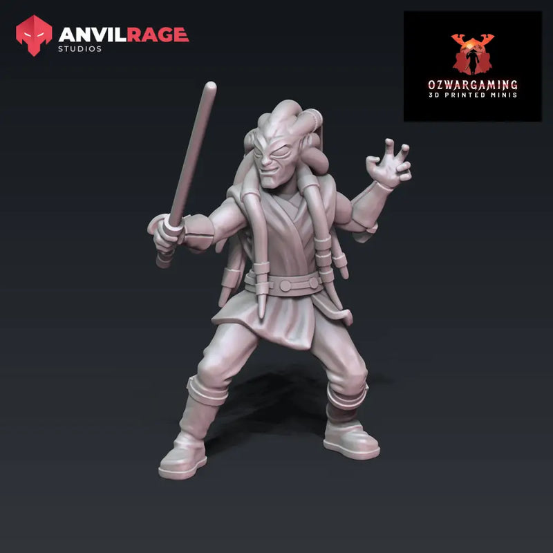 Master of the Depths | Anvilrage Galactic SciFi Miniatures 32mm 1/47 Legion Scale Role Playing Miniatures