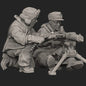 Finnish Maxim MMG Team | Propylene Foliescu 28mm WW2 Wargaming Miniatures Role Playing Miniatures