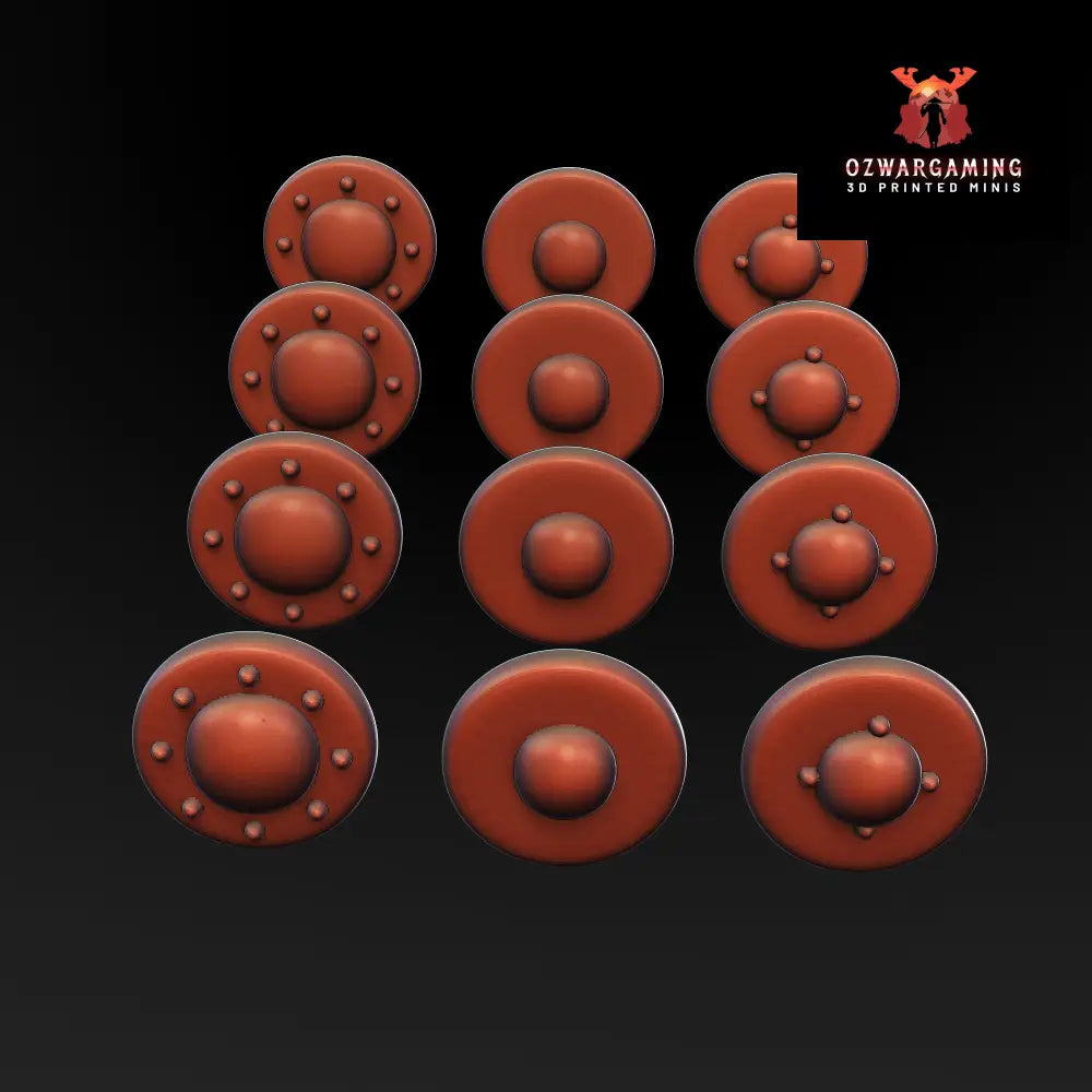 Medieval Shields Pack - Bucklers | 3DBreed 15mm Wargaming Miniatures Role Playing Miniatures
