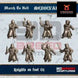 Medieval West European Foot Knights | 3DBreed 15mm Wargaming Miniatures Role Playing Miniatures