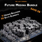 Future Medina Bundle | The Lazy Forger 6-8mm Sci Fi Wargaming Terrain Role Playing Miniatures