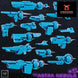 Merconian Fleet | EC3D Fleet Scale Sci Fi Miniatures Role Playing Miniatures