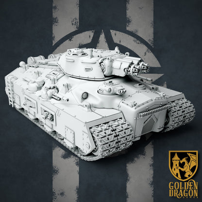 United States of America M82A1 Kodiak Superheavy Tank | Golden Dragon Games Weird WW2 Role Playing Miniatures
