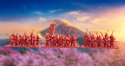 Nippon Army Bundle | OzWGxKyoushuneko 10mm Fantasy Wargaming Miniatures Role Playing Miniatures