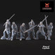 Mountaineers with claymores | Davale Games 25mm Fantasy Wargaming Miniatures Role Playing Miniatures
