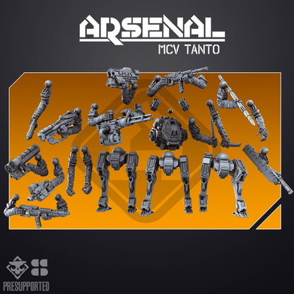 ARSENAL MCV: Tanto | Skullforge Studios 32mm Wargaming Miniatures Role Playing Miniatures