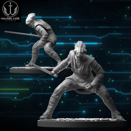 Shatter Scale Nahdar Vebb | Warblade Studios 40mm Miniatures Role Playing Miniatures