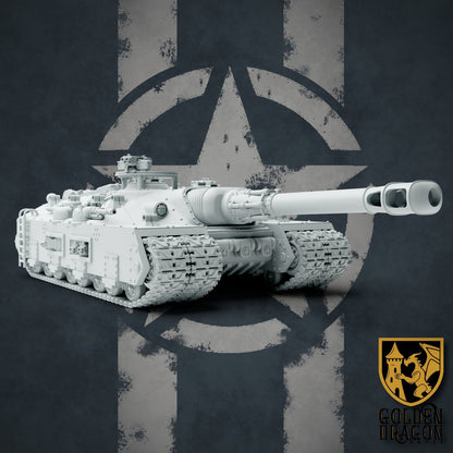 United States of America M82A1 Kodiak Superheavy Tank | Golden Dragon Games Weird WW2 Role Playing Miniatures