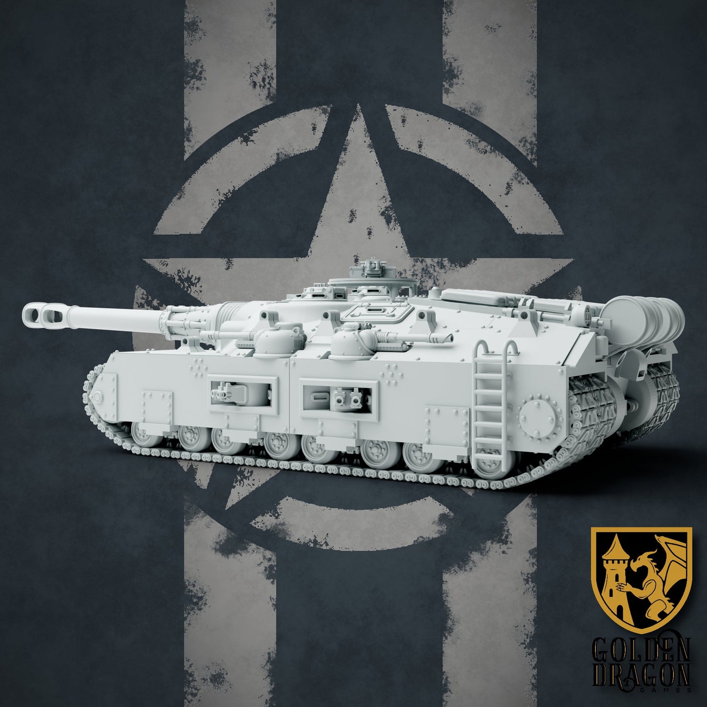United States of America M82A1 Kodiak Superheavy Tank | Golden Dragon Games Weird WW2 Role Playing Miniatures