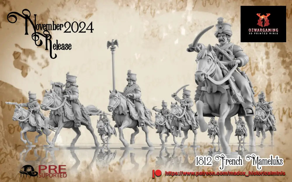 Napoleonic French Mameluks | Battlecat 28mm Historical Wargaming Miniatures Role Playing Miniatures