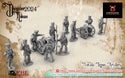 Napoleonic French Vistula Legion Artillery | Battlecat 28mm Historical Wargaming Miniatures Role Playing Miniatures
