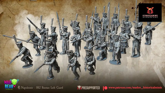 Napoleonic Russian Leib Guard | Warbear Studios 28mm Historical Wargaming Miniatures Role Playing Miniatures