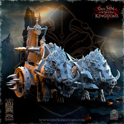 Nestah Orcs Chariots | The Beholder Miniatures 28/32mm Fantasy Wargaming Miniatures
