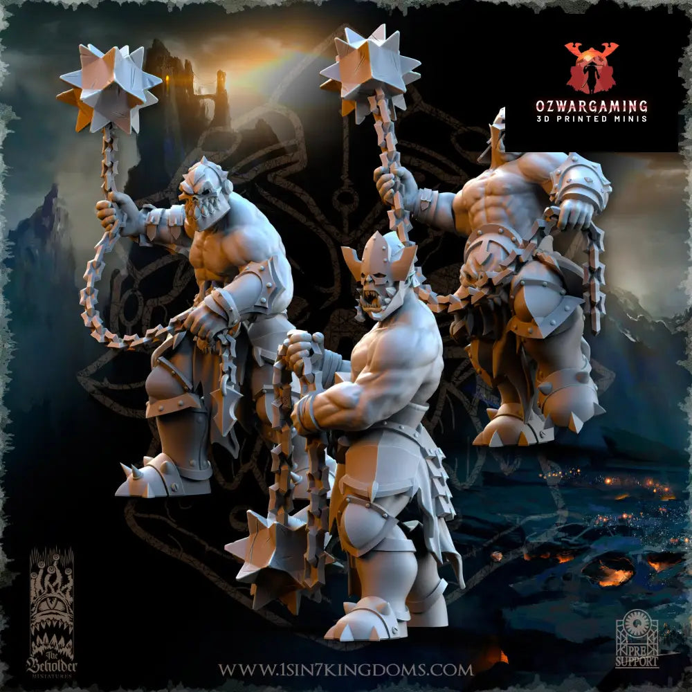 Nestah Orcs Wildlings | The Beholder Miniatures 28/32mm Fantasy Wargaming Miniatures