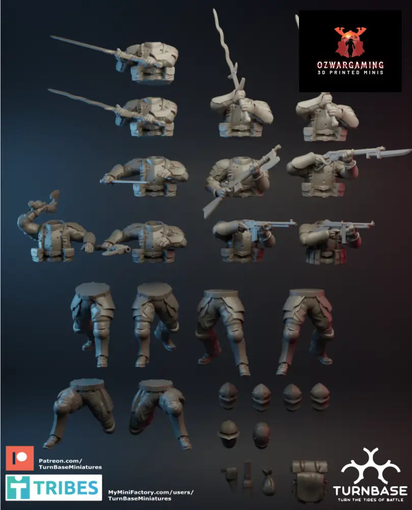 New Antioch Build Kit | Turnbase Modern Military Wargaming Miniatures Role Playing Miniatures