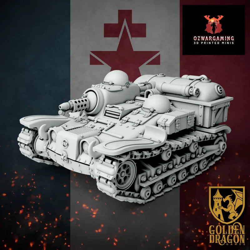 New French Republic AMR 36 Coccinelle Tankette | Golden Dragon Games Weird WW2 Role Playing Miniatures