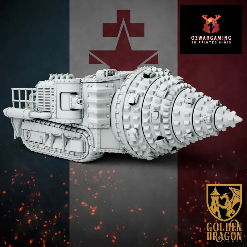 New French Republic CSM 38A Breaching Drill | Golden Dragon Games Weird WW2 Role Playing Miniatures