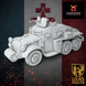 New French Republic P28 Armored Truck | Golden Dragon Games Weird WW2 Role Playing Miniatures