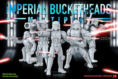 Imperial Bucketheads Build Kit | Warbear Studios 28mm SciFi Wargaming Miniatures Role Playing Miniatures