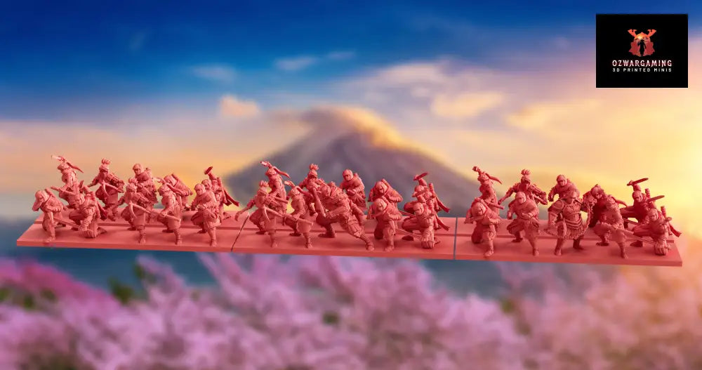 Nippon Army Bundle | OzWGxKyoushuneko 10mm Fantasy Wargaming Miniatures Role Playing Miniatures