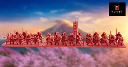 Nippon Army Bundle | OzWGxKyoushuneko 10mm Fantasy Wargaming Miniatures Role Playing Miniatures