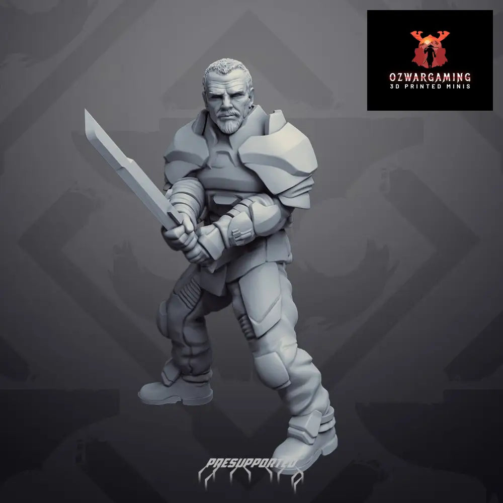 Oasis Imperium: Quartermaster Garrus | Skullforge Studios 32mm Wargaming Miniatures Role Playing Miniatures