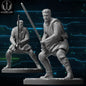 Shatter Scale Obi Wan | Warblade Studios 40mm Miniatures Role Playing Miniatures