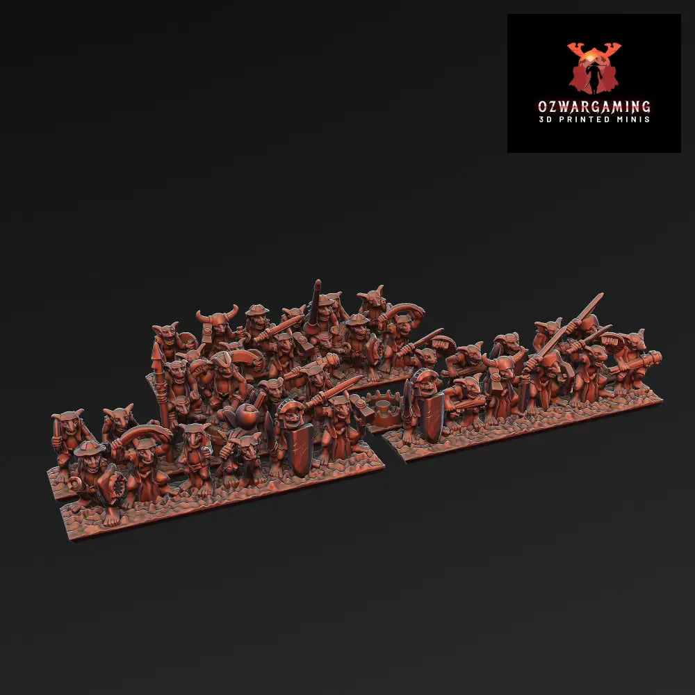 Ogre Tribes Gnoblars | Greenskin Miniatures 10Mm Fantasy Wargaming Role Playing