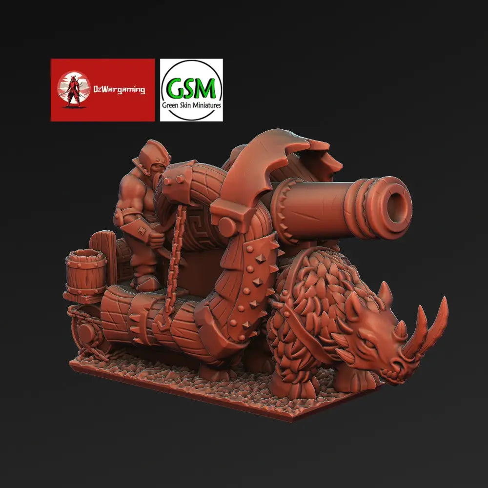 Ogre Tribes Junk Launcher | Greenskin Miniatures 10Mm Fantasy Wargaming Role Playing