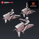 Old Way Peacekeeper Bikes | Anvilrage Galactic SciFi Miniatures 32mm 1/47 Legion Scale Role Playing Miniatures
