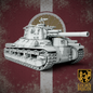 Empire of Japan Type 90 O-Ni heavy Tank | Golden Dragon Games Weird WW2 Role Playing Miniatures