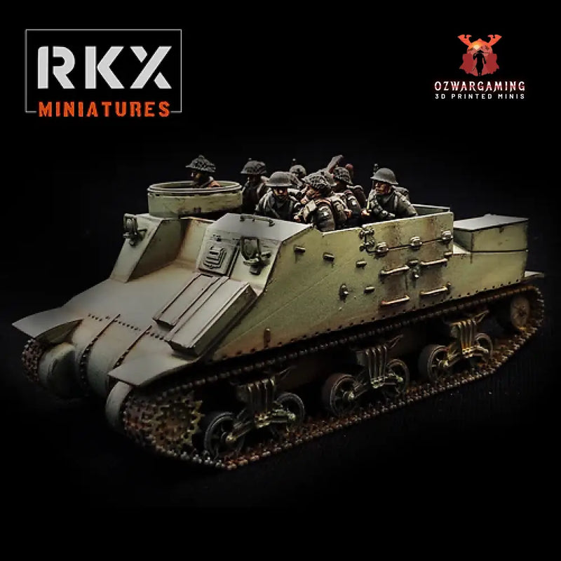 Operation Plunder Canadian Priest Kangaroo | RKX Miniatures 28mm WW2 Wargaming Miniatures Role Playing Miniatures