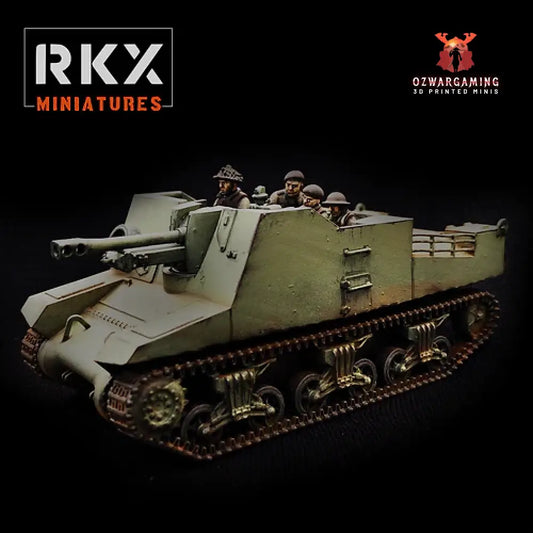Operation Plunder Canadian Sexton | RKX Miniatures 28mm WW2 Wargaming Miniatures Role Playing Miniatures