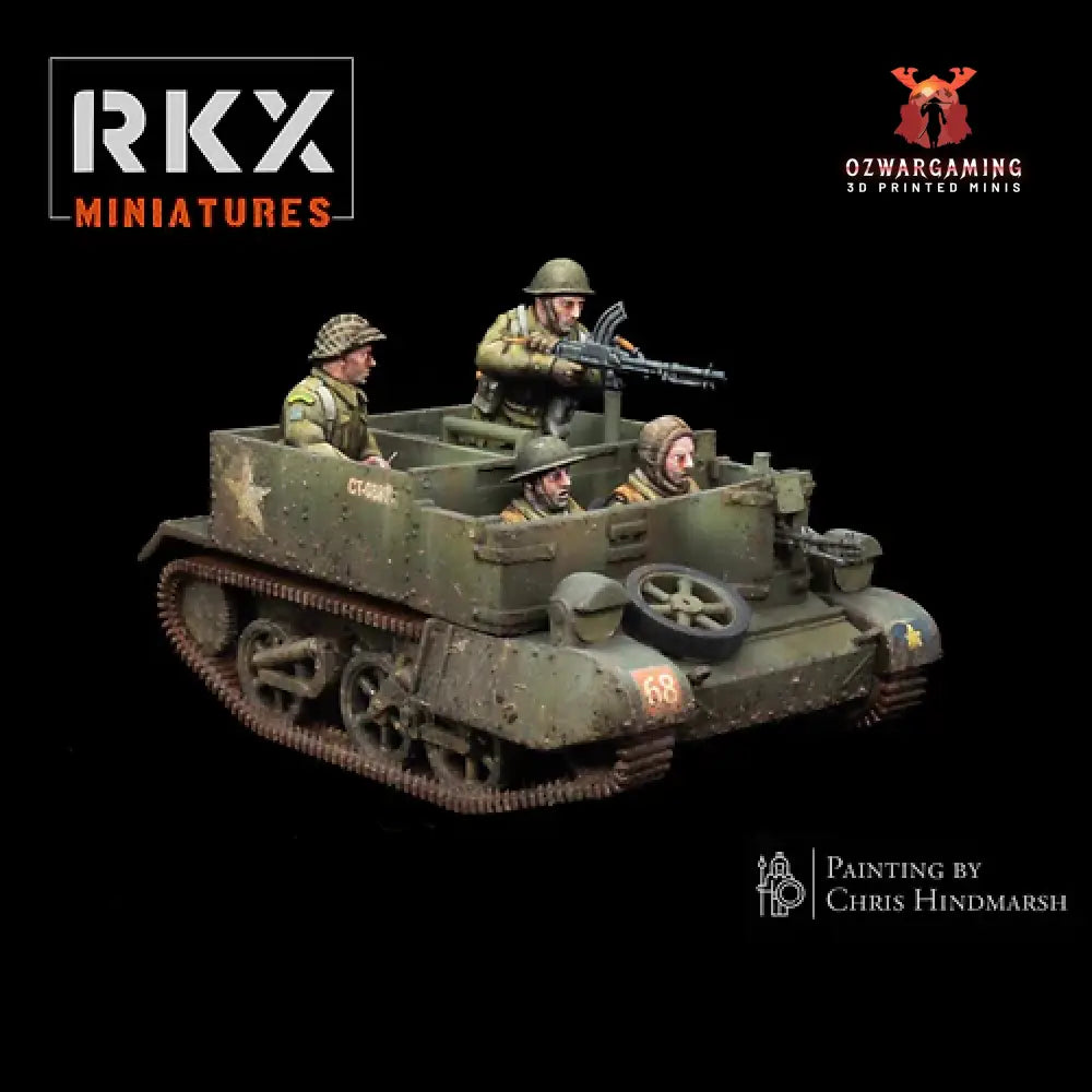 Operation Plunder Canadian Universal Carrier | RKX Miniatures 28mm WW2 Wargaming Miniatures Role Playing Miniatures