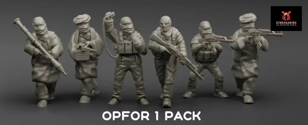 OPFOR Pack 1 | Turnbase Modern Military Wargaming Miniatures Role Playing Miniatures
