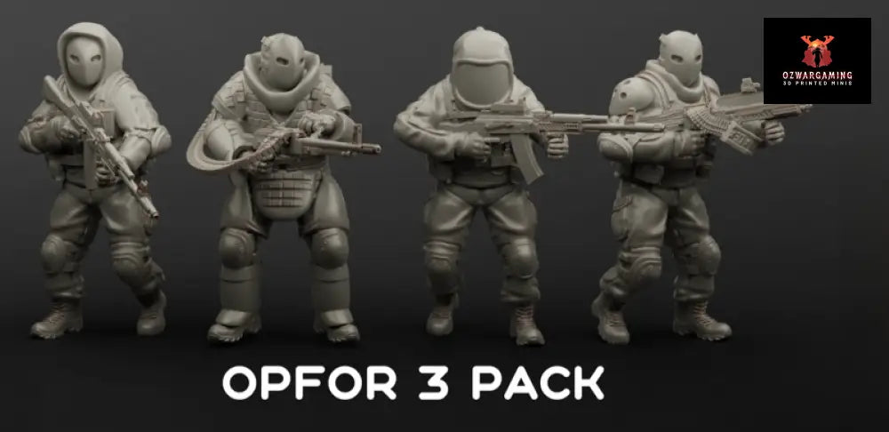 OPFOR Pack 3 | Turnbase Modern Military Wargaming Miniatures Role Playing Miniatures