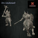 Orc Lieutenant | Quartermaster3D 25mm Fantasy Wargaming Miniatures Role Playing Miniatures