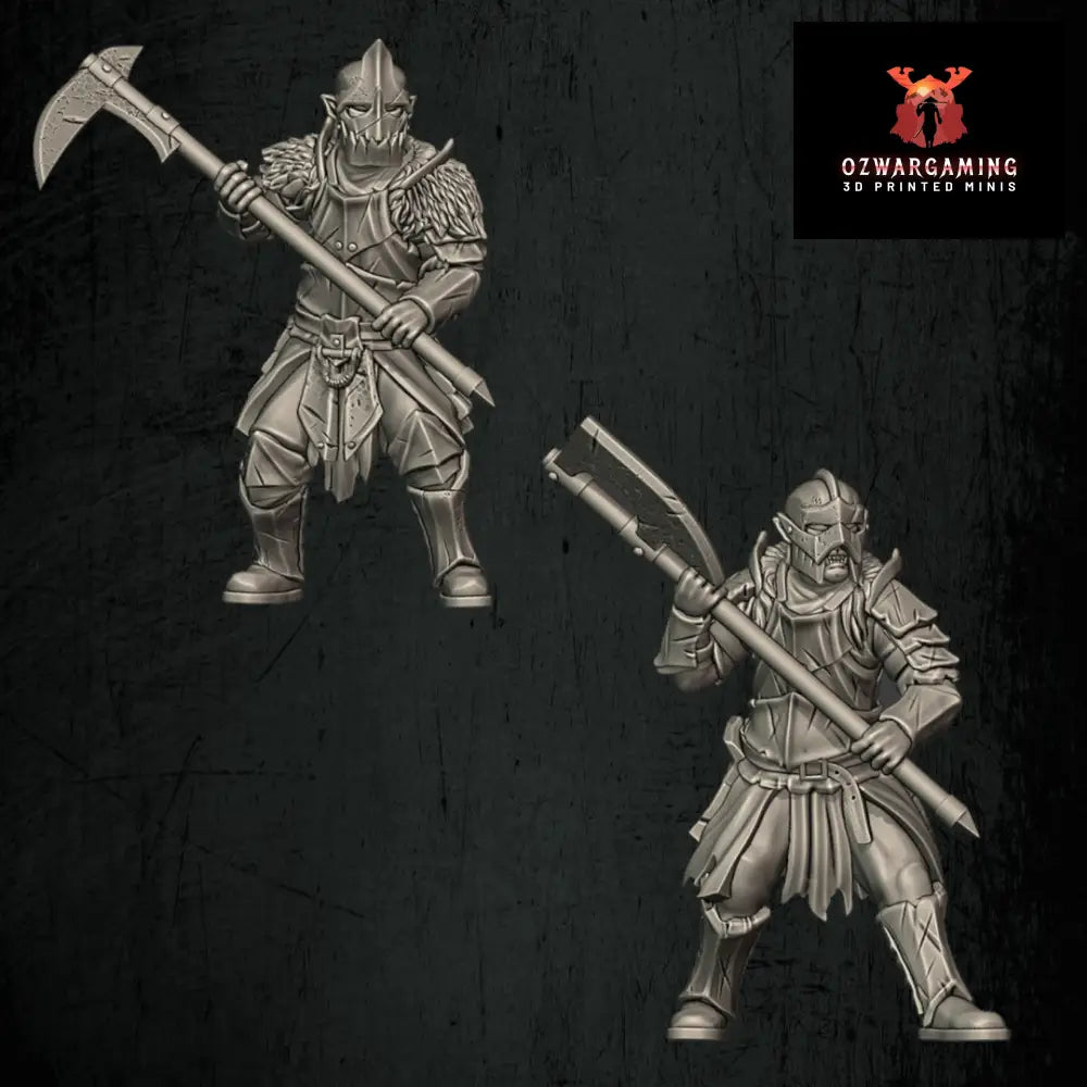 Orc Linebreakers | Quartermaster3D 25mm Fantasy Wargaming Miniatures Role Playing Miniatures