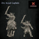 Orc Scout Captain | Quartermaster3D 25mm Fantasy Wargaming Miniatures Role Playing Miniatures