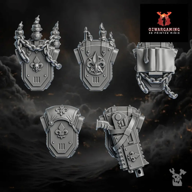 Order of Repentance Backpack Bits | DakkaDakka.store Grimdark Wargaming Miniatures Role Playing Miniatures