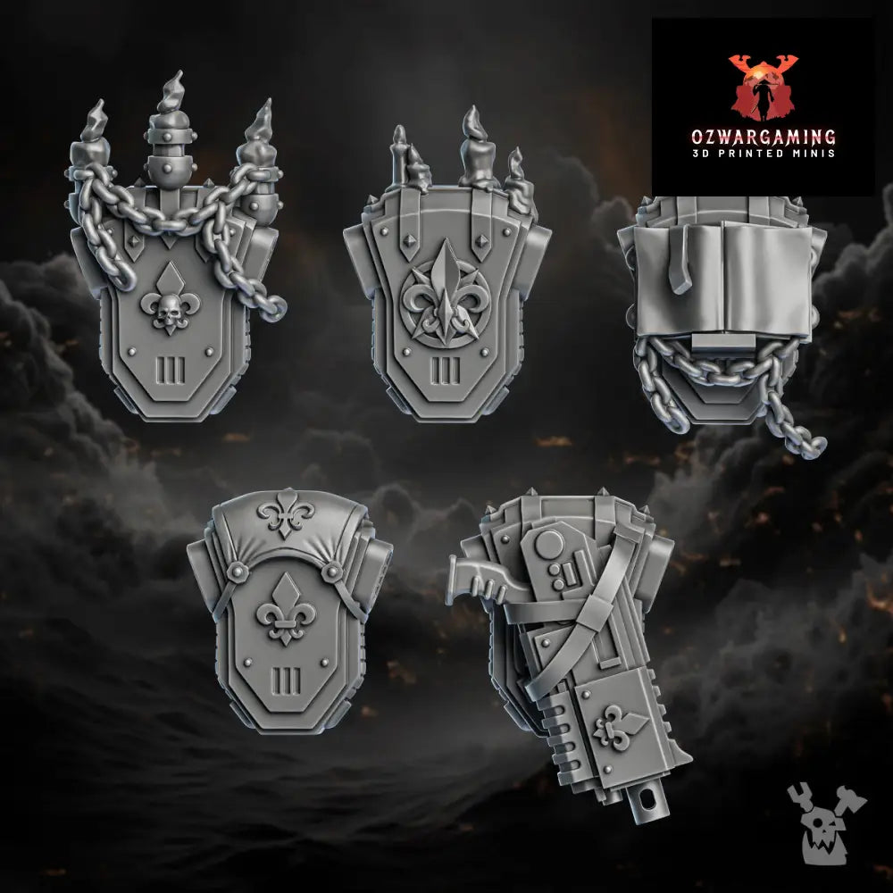 Order of Repentance Backpack Bits | DakkaDakka.store Grimdark Wargaming Miniatures Role Playing Miniatures