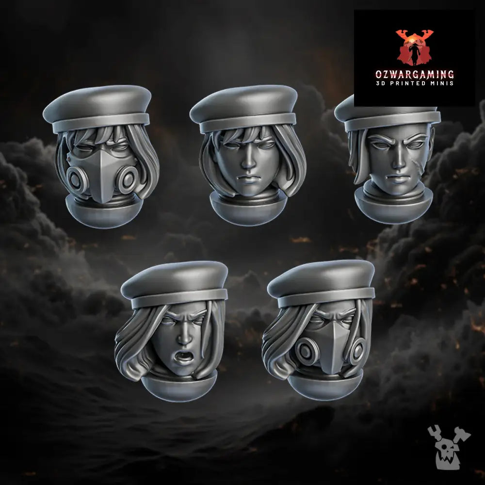 Order of Repentance Head Bits | DakkaDakka.store Grimdark Wargaming Miniatures Role Playing Miniatures