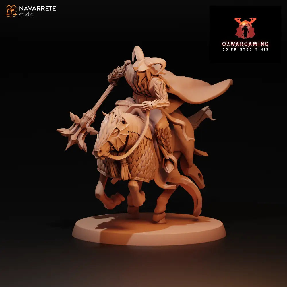Oriental King Foot and Mounted | Navarrete Studios 25mm Fantasy Wargaming Miniatures
